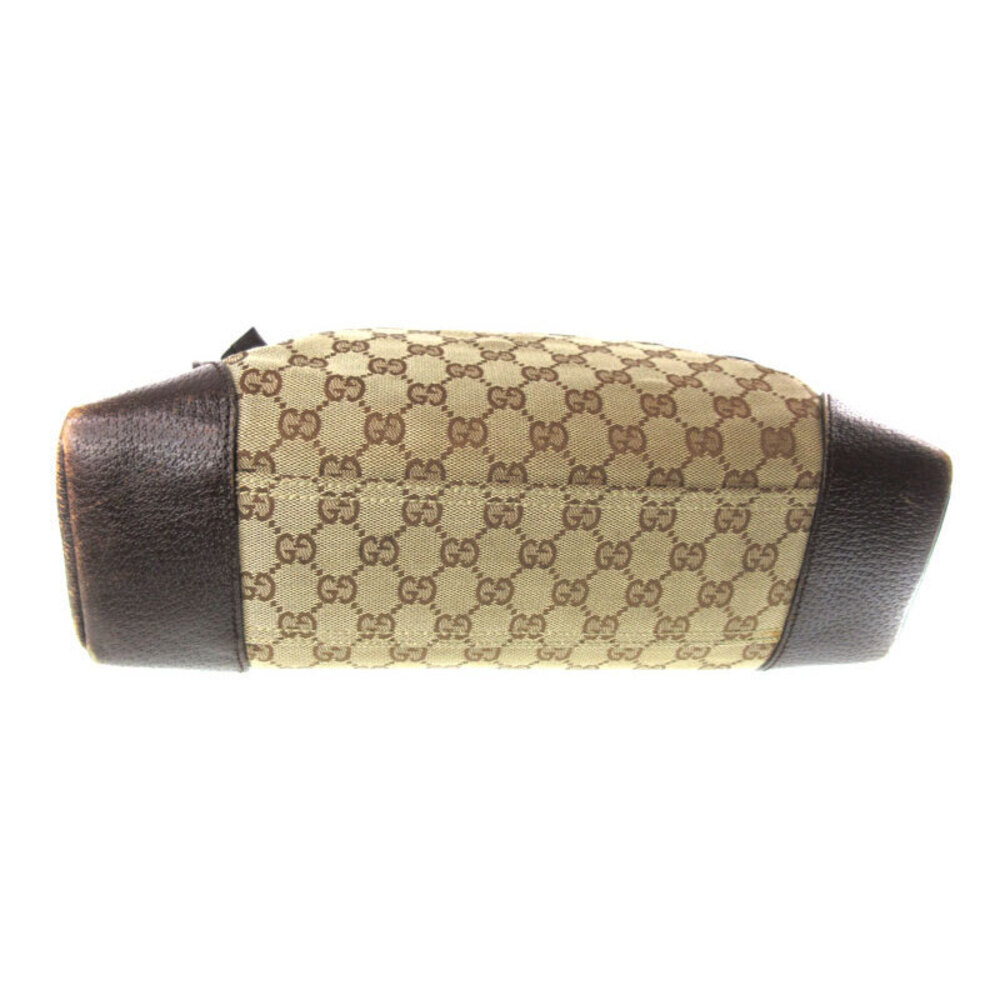 GUCCI Shoulder Crossbody Bag Brown Beige - Picture 4 of 10